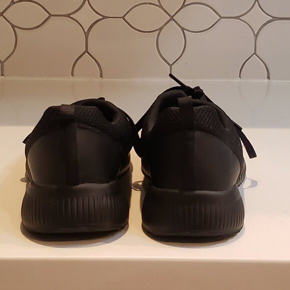 Sketchers Black Memory Foam Lite Weight Lace Up Sneakers Size 8 1/2 - Picture 4 of 11